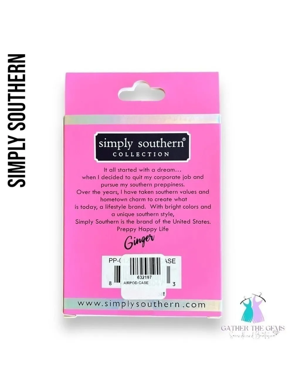 SIMPLY Southern Pink Honeybee Print AirPod Case
